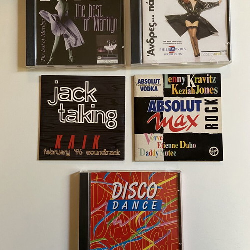 Various CD collections from magazines, Disco, Marilyn Monroe, Milva, Pop
