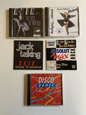 Various CD collections from magazines, Disco, Marilyn Monroe, Milva, Pop