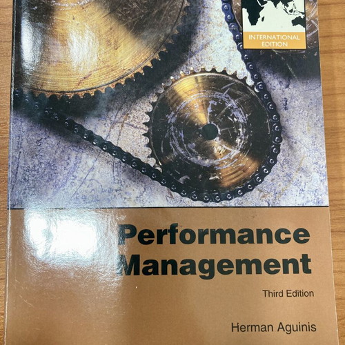 Performance Management Third Edition by Herman Aguinis used, English