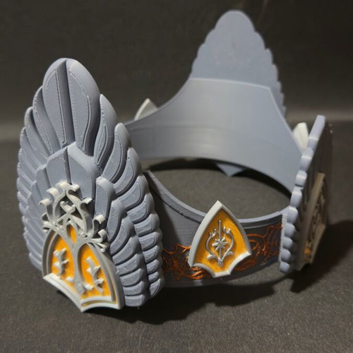 Aragorn Lord Of the Rings Crown cosplay 3D printing made to order