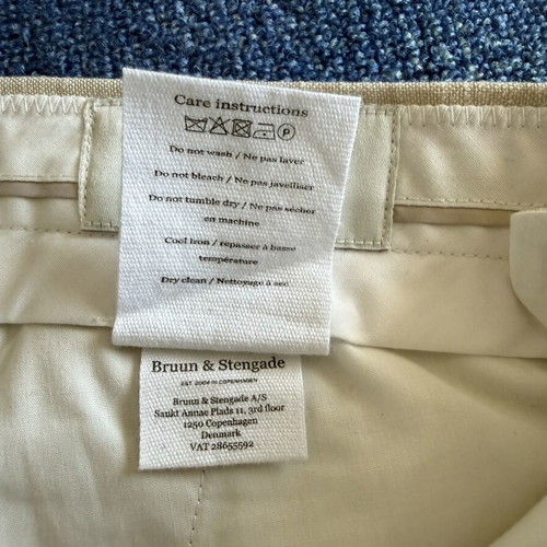 Bruun & Stengade BS Pollino Linen Pants new, size XXL