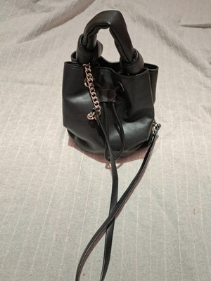Zara bucket bag new, shoulder, black
