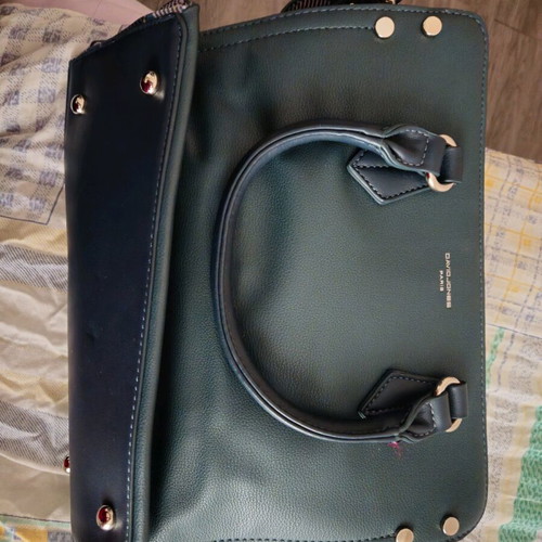 Medium-sized handbag used, green