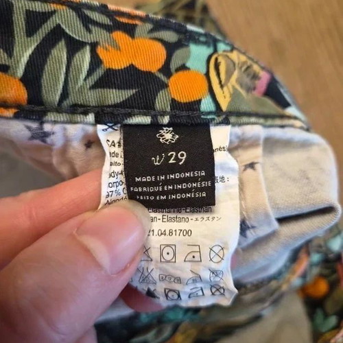 Maison Scotch Jungle Print Shorts New with Braided Belt W29