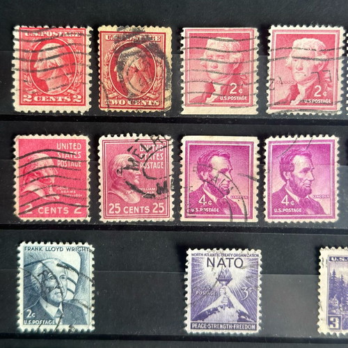 USA Stamp Collection 1923-1959 like new, presidents and commemoratives