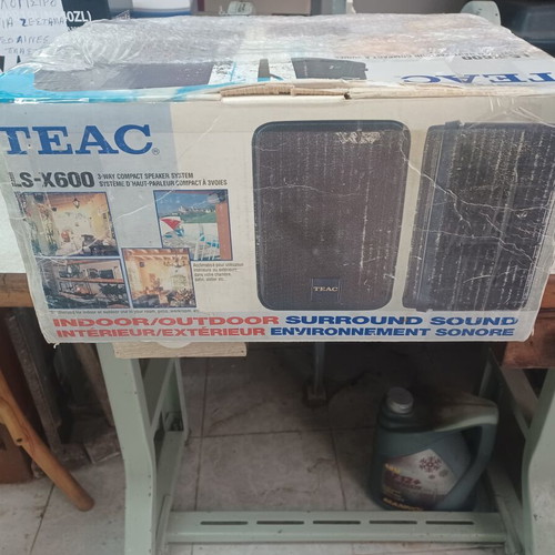 TEAC LS-X600 vintage 3-way speakers, NOS in original box