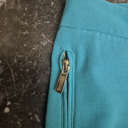 Fracomina fitted low-rise pants like new, green, size L