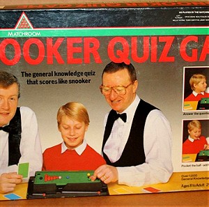 MPC Games Matchroom Snooker Quiz Game (1987) Το επιτραπέζιο είναι 100% και δεν έχει ελλείψεις. Το επιτραπέζιο είναι στα Αγγλικά Τιμή 8 Ευρώ