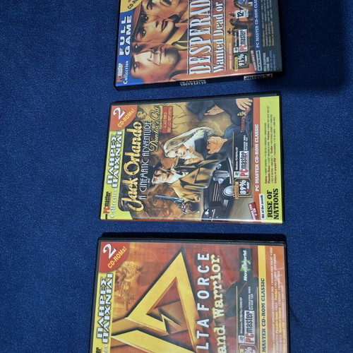 Desperados Delta Force Jack Orlando pack of 3 PC games like new