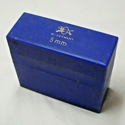 Vintage iron stamp set A-Ω 5mm unused, West Germany