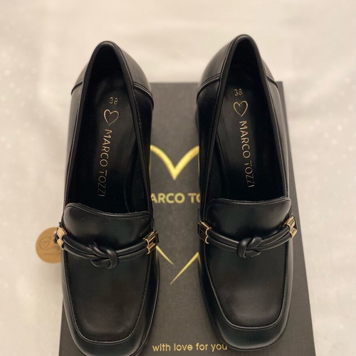 Marco Tozzi pumps new, black, size 38