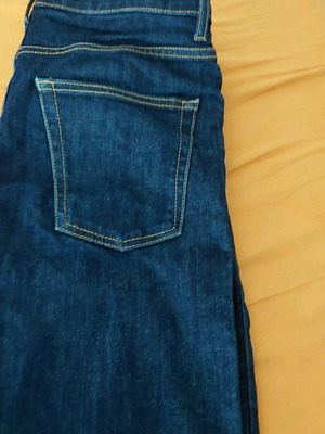 Jeans high-rise blue like new, size XS