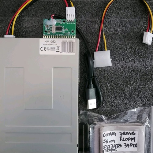 Floppy Disk Drive 1.44MB full kit used external/internal guide