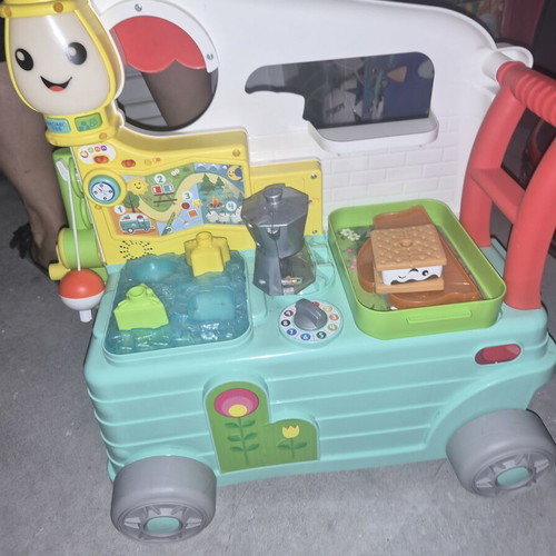 Fisher-Price Laugh & Learn Educational Playhouse 3 in 1 used, missing 2 shapes