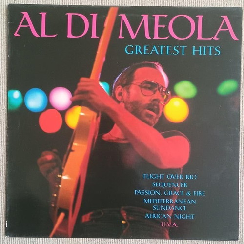 Al Di Meola Greatest Hits vinyl used, jazz