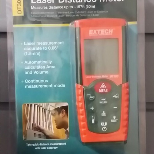 Extech DT300 Laser Distance Meter 60m new