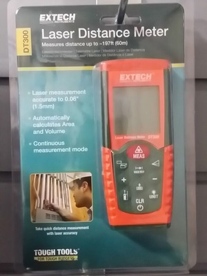 Extech DT300 Laser Distance Meter 60m new