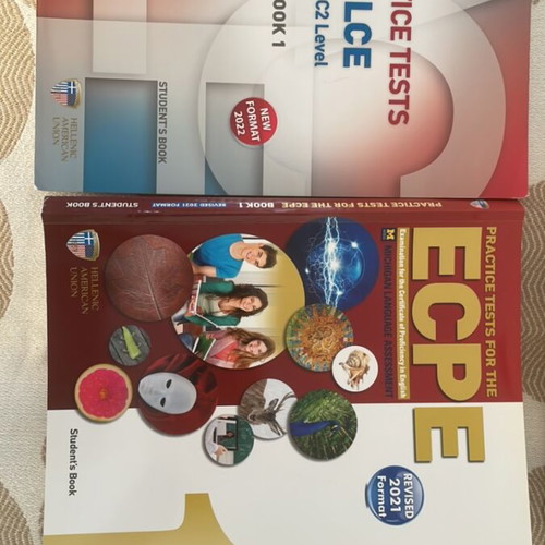 Proficiency Michigan book set like new, 2 books