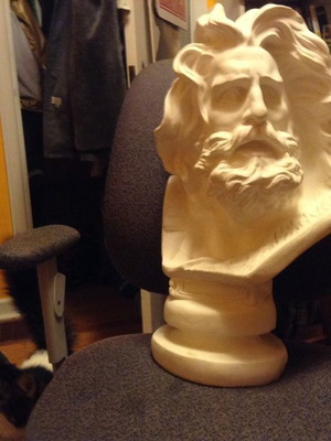 Bust Statue of Zeus  15 centimeters