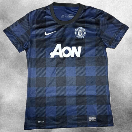 Nike Manchester United Jersey Blue and Black Checkered like new