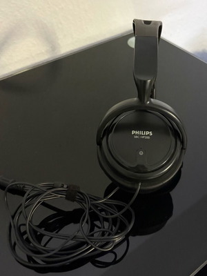 Philips SBC-HP200 wired over-ear headphones like new, black