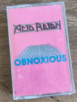 Acid Reign Obnoxious cassette tape used, thrash metal