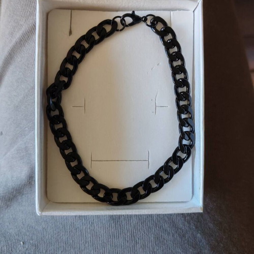 Unisex jewelry set Gothik new, black