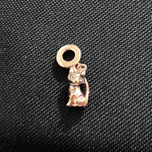 Silver talisman S925 test in pink shade.