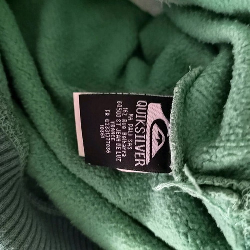 Quicksilver sweatshirt size XL, warm, like new, green
