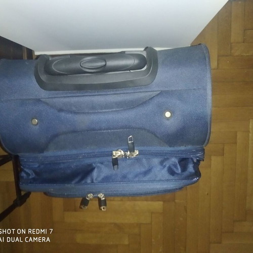 RCM Xplorer Cabin Suitcase Blue New 58x36x24 cm with 4 Wheels
