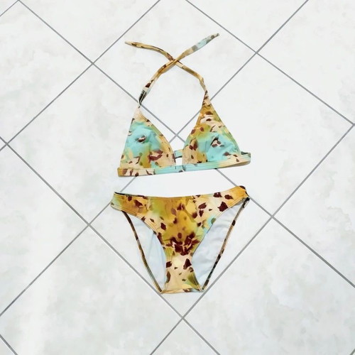 Star bikini set S animal print leopard print new