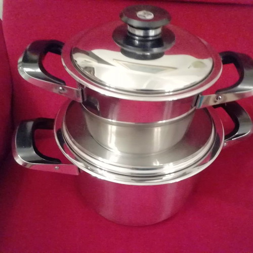 TAC cookware set 9 pieces stainless steel 18/10 new