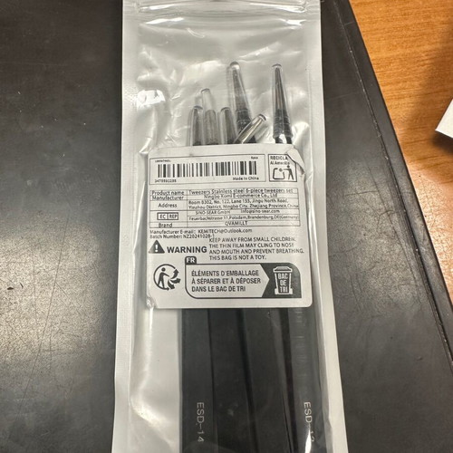 Antistatic Tweezers used, ESD