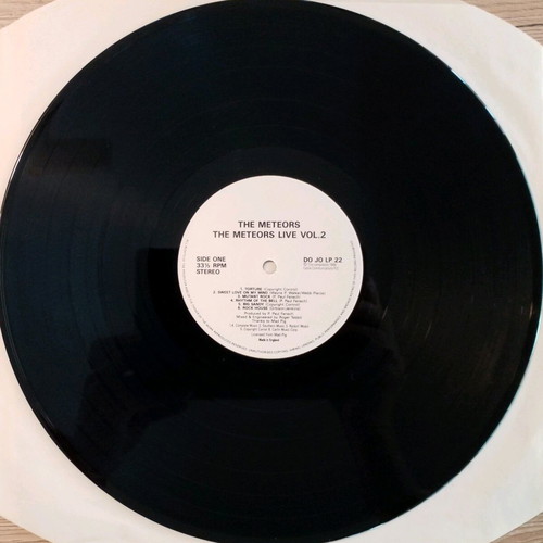 The Meteors Live II vinyl used, psychobilly punk