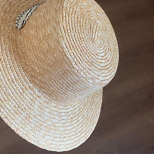 Zara straw hat for girl 6-9 years old size 54 cm new