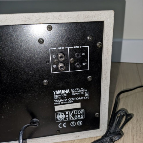 Yamaha YST-MSW10 subwoofer used, 25w