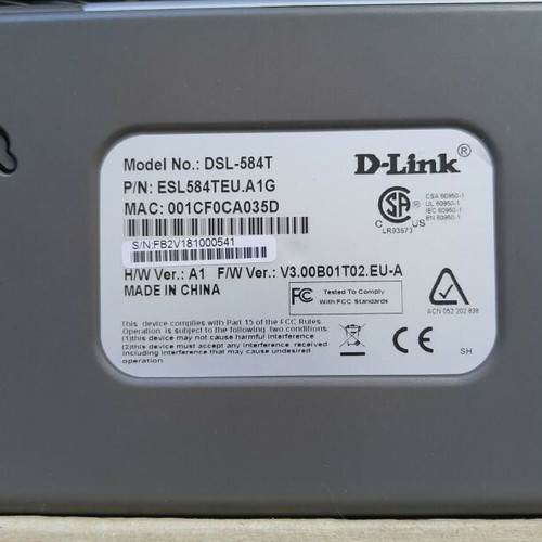 D-Link ADSL2+ Annex Router like new