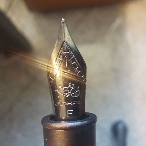 Jinhao Fountain Pen black metal new