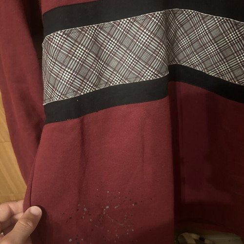 Crossover men's sweatshirt like new, burgundy, size S