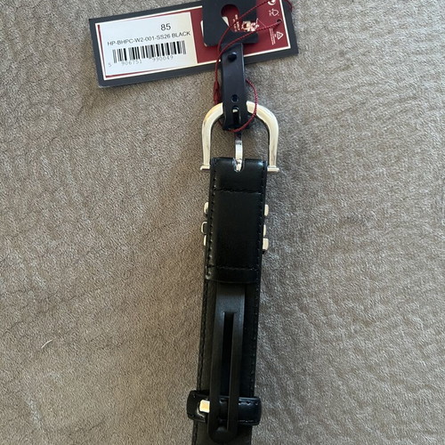 Beverly Hills Polo Club women's black belt size Medium, new