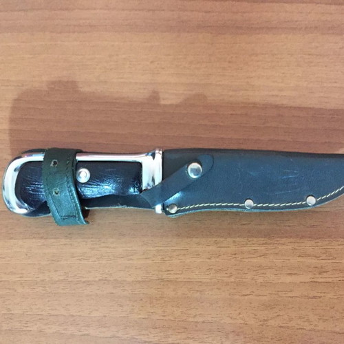 Silver Black Solingen knife used, 1990 model, 13 cm blade length