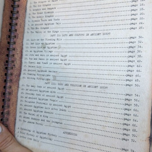 Wonders of Egypt A Course in Egyptology hardcover used