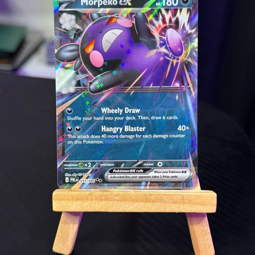 Pokemon TCG Mega Evolution Pitch Black Morpeko EX PBL 055/084 new