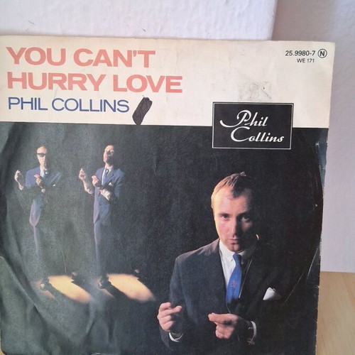 Phil Collins 45 RPM vinyl used, 80s pop