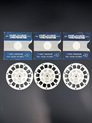 View-Master Sawyer's 1960 The Wedding of Princess Margaret 3-Reel Set used