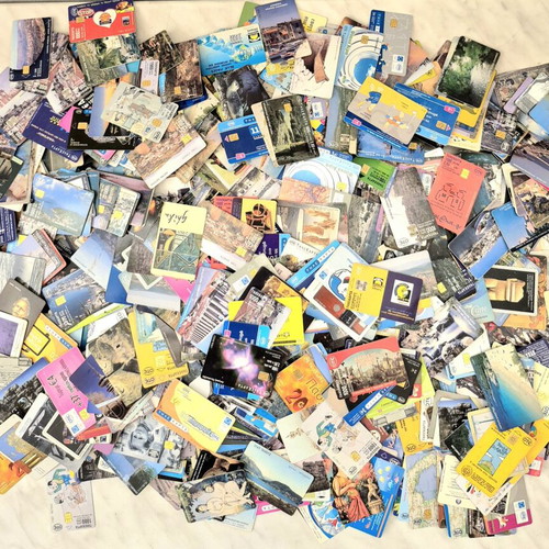 Phone card collection used, 1,410 pieces, mainly OTE