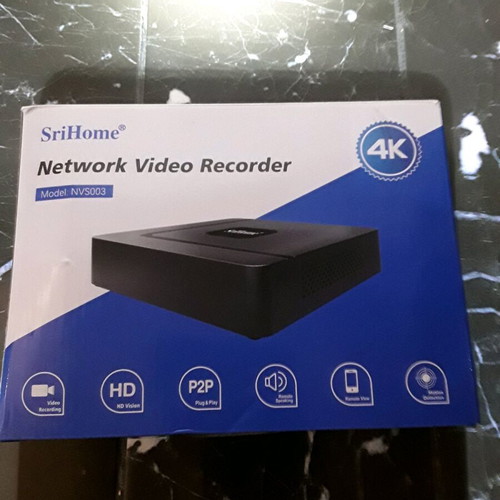 SriHome NVS003+ recorder like new with 1TB Western Purple hard drive