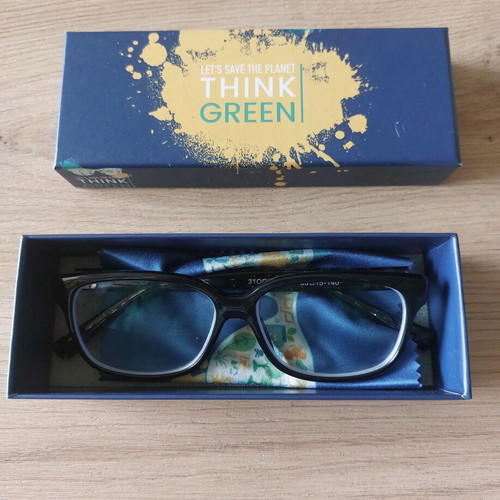 OJO Women's Myopia Glasses 2.5 Diopters UV 400 Like New Black