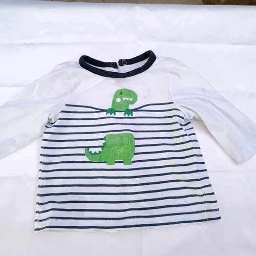 Orchestra baby blouse and Mothercare pants set used for 3-6 months