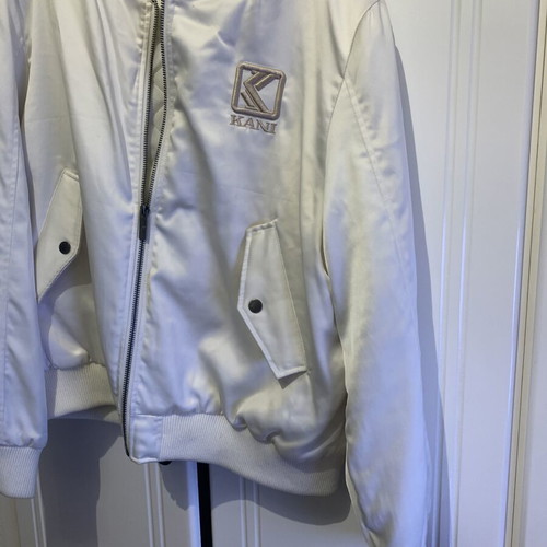 Karl Kani jacket like new, white and beige, size L